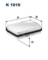 Filtron K 1016 Filter, Innenraumluft