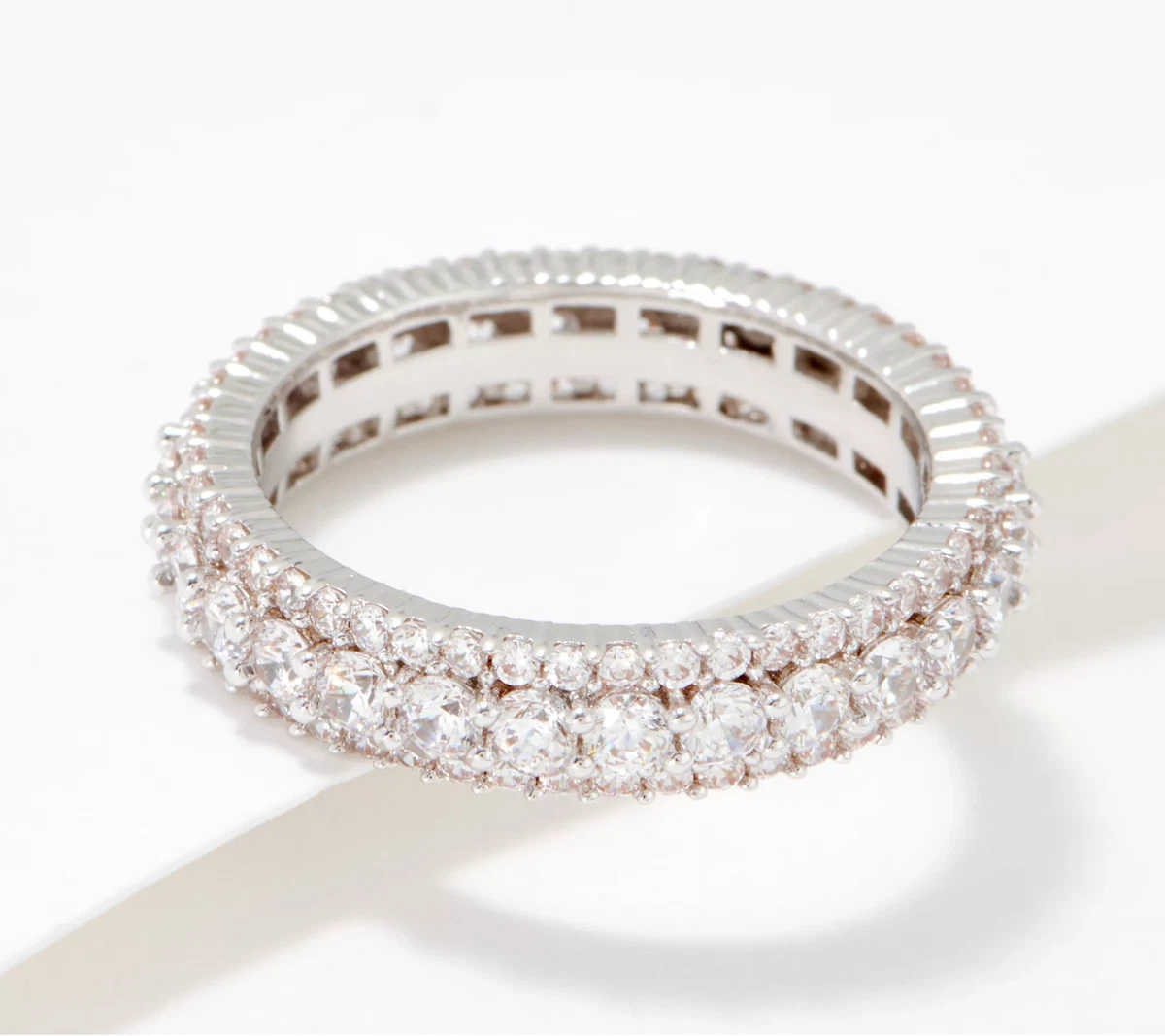 Diamonique eternity bands deals
