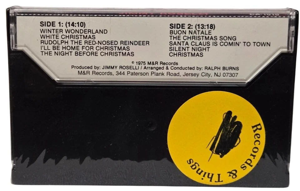 Jimmy Roselli The Christmas Album 1975 M & R Records Cassette Tape - NEW — 第 2/4 张图片