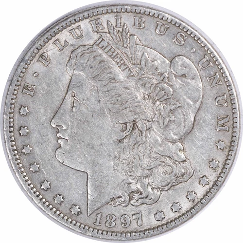 1897-O Morgan Silver Dollar EF Uncertified #209
