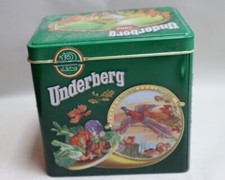 12 Underberg Fl&auml;schchen a`20 ml in Metall-Box, Blechdose, Sammlerdose 2002