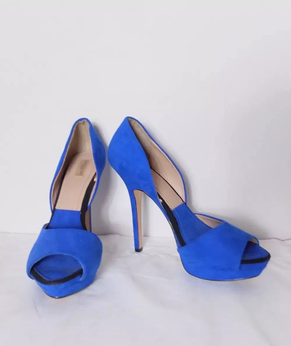 Zara blue shoes sale
