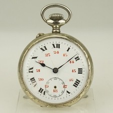 Rare Antique Pocket Watch Men's no fusee duplex chronometer no repeater RAR