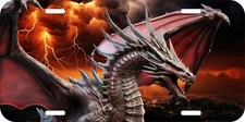 DRAGON VANITY NOVELTY ALUMINUM METAL LICENSE PLATE TAG 08