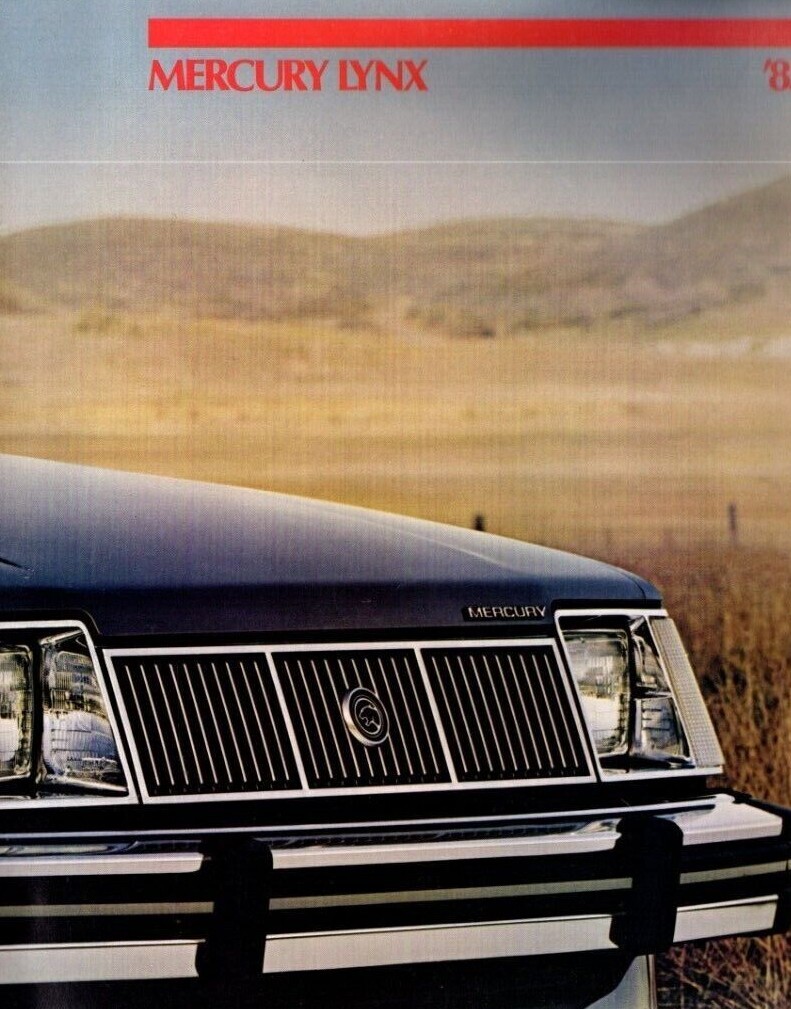 1985 Mercury LYNX auto Brochure / Catalog / Pamphlet: GS, L
