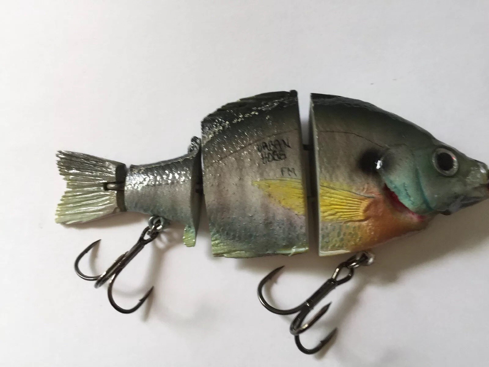 Bluegill Swimbait Floating Topwater Realistic Custom Handcrafted Gill - Image 9
