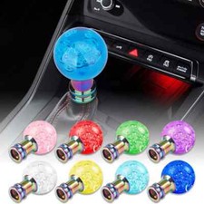 Car Manual Shift Knob Acrylic Gear Shifter Head Round Ball Shift Knob Stick Gear