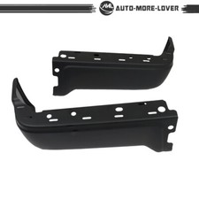 Steel Rear Step Bumper Face Bar Ends For Ford F150 2009-2014 Matte Black Steel Rear Step Bumper Face Bar Ends For Ford F150 2009-2014 Matte Black