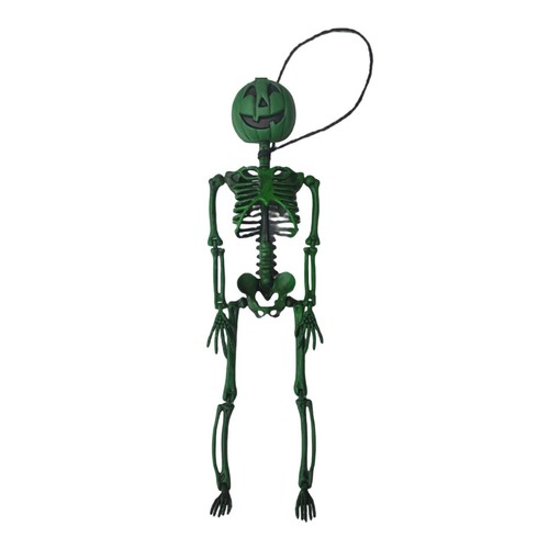 Posable Esqueleto de Halloween - 36 Articulaciones Cuerpo Completo Movible Decoración de Miedo - Imagen 5 de 28