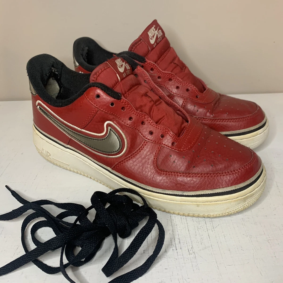 nike air force 1 '07 lv8 mens red