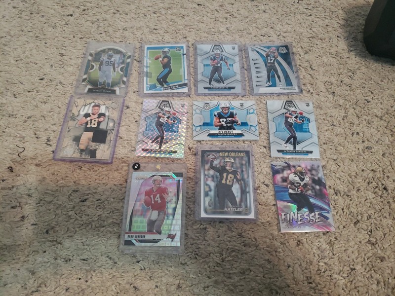 Bryce Young, Derrick Brown, Ricky Williams, Spencer Rattler NFC South NFL Lot