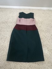 Ann Taylor Sleeveless Multicolor Pencil Dress