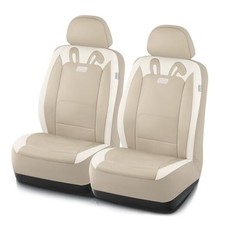 Car Seat Covers Cute Rabbit Premium Leather Seat Covers Universal Fit Beige Car Seat Covers Cute Rabbit Premium Leather Seat Covers Universal Fit Beige