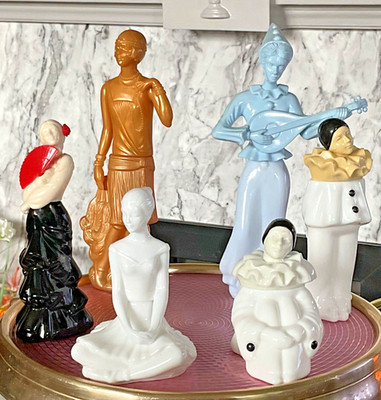 Vintage Avon Parfum Flakons X 6 (zwei haben etwas Inhalt)