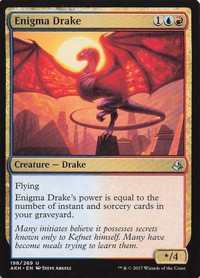 Enigma Drake 198 Uncommon Amonkhet Magic: The Gathering Near Mint