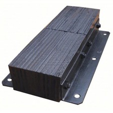 Pair of Dock Bumpers 26W592 Rectangular, 24 in x 7 1/2 in x 4 1/2 in