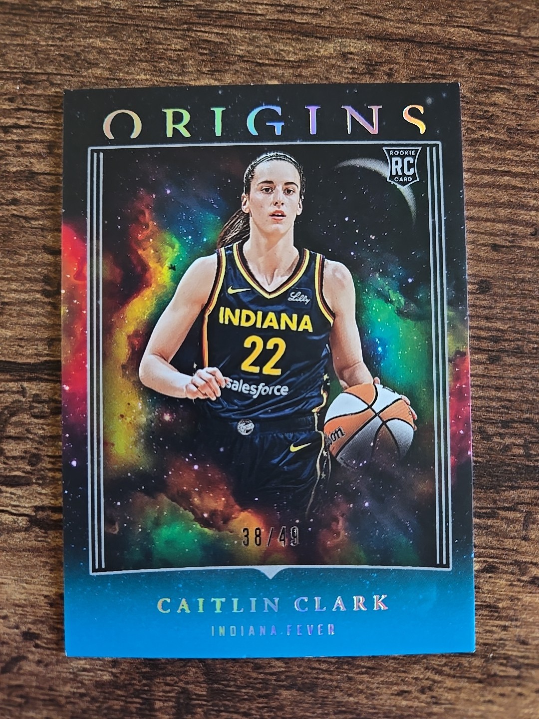 2024 Panini Origins WNBA - Caitlin Clark #13 Teal /49 (RC)