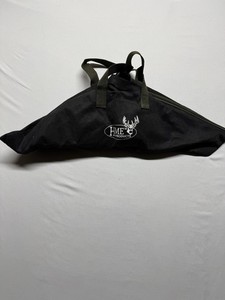 HME Products Portable Gambrel Kit Steel Frame with Orange Rope & Carry Bag