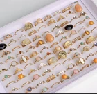 50 Piece Vintage Costume Jewelry Rings Lot