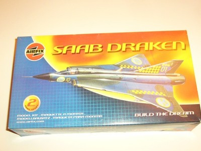 Flugzeug-Modellbausatz 1:72  Saab J-35  Draken  von AIRFIX