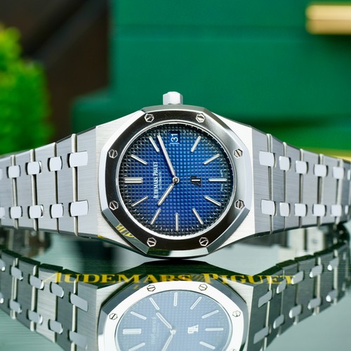 Audemars Piguet Royal Oak Jumbo Extra Thin 39 Titanium Platinum 15202IP Complete