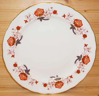 Royal Crown Derby Bali Chop Plate, 13 3/4