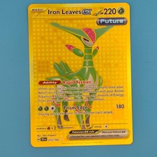 IRON LEAVES EX 213/162 HYPER RARE TEMPORAL FORCES POKEMON HOLO NM/M