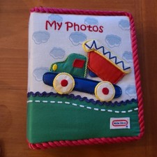 Little Tikes Photo Album Textured Truck Cover Rare / Vintage for Baby Photos