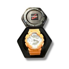 Casio G-Shock GA-110S4 Men's Orange Watch Big Face Shock Resistant Digital