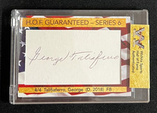 George Taliaferro Auto - Wichita Sports Hall of Fame Series 4/4
