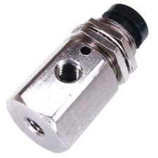 PNEUMADYNE INC C030105 Manual Air Control Valve, Button, Brass 14F273