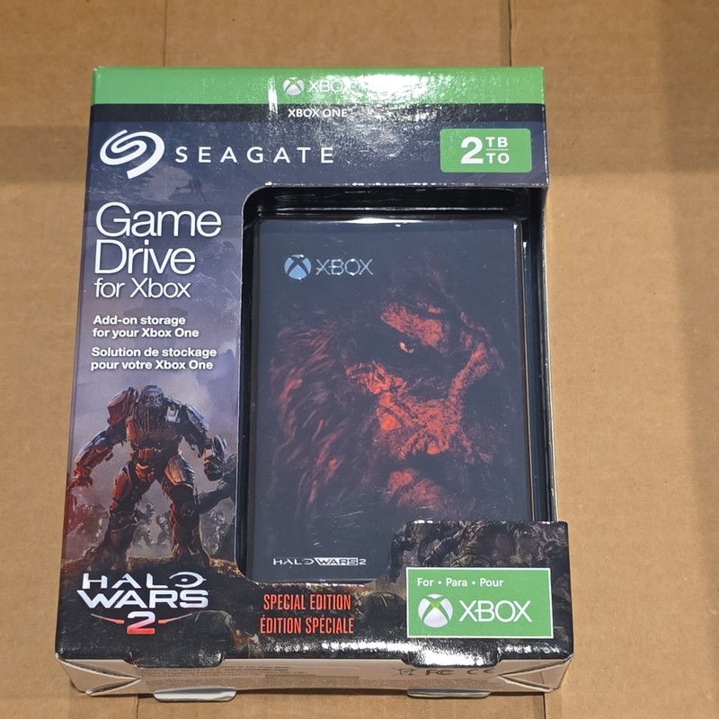 Seagate Halo Wars 2 2TB External Game Drive for Xbox One - NEW