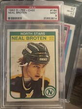 NEAL BROTEN  1982-83 O-PEE-CHEE  NO 164  PSA 9 