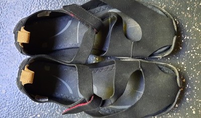Wildling Feder Gr 40 Sandalen  vegan Mikrofaser Schwarz