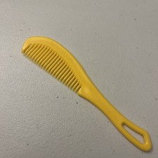 Vintage Goody Unbreakable Yellow Super COMB Wet/Dry Hair