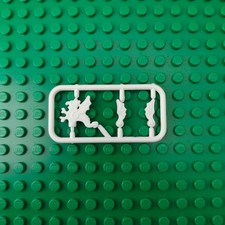 Drachenfeder Helmschmuck Weiß für LEGO 6086...