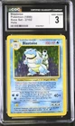 CGC 3 Blastoise 1999 Base Set 2/102 Holo Pokemon Card