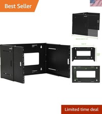 6U Patch Panel Bracket Wall Mount Patch Panel Rack for 19  Networking Equipme...