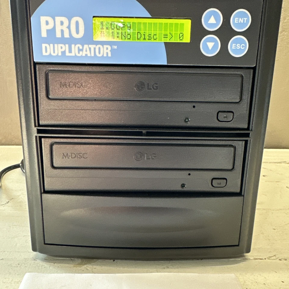 Pro Duplicator PR-3466 1 To 2 CD DVD LG Drives Burner Duplication Tower & Manual - Image 3 of 4