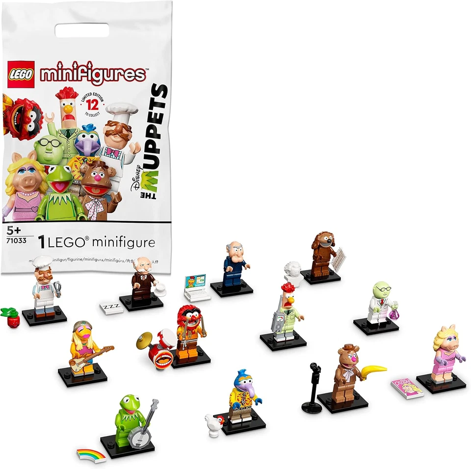 LEGO Minifiguras Los Muppets 71033 | NUEVO Abierto para Identificar - Tú eliges Minifigura Foto 2 de 3