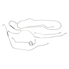1965-66 Ford F100 Truck Brake Line Set Manual Drum Long Lines 2wd Tubes Kit Ss