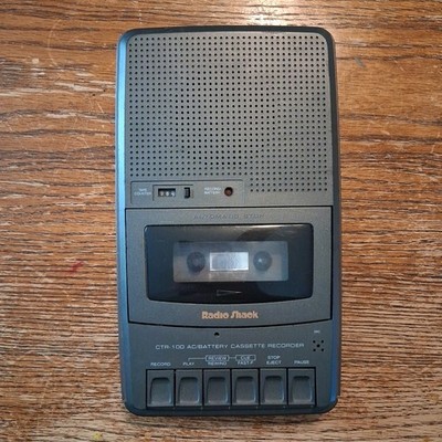Radio Shack CTR-100 Cassette Player Recorder Tested And Working