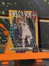 Giannis Antetokounmpo 2020-21 Mosaic Orange Burst Will To Win  SSP 23/25 NBA #15