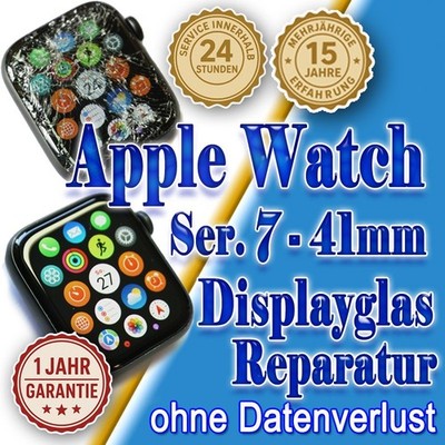 Apple Watch 7 41mm  24 St. Express!  Display Reparatur Glas Austausch