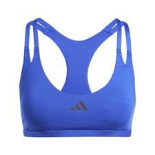 adidas Aerim Light Support Sports Bra Womens Blue Casual IW5344-A