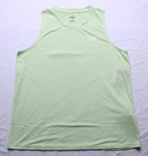 Under Armour Women's UA Tech Tank Top CG2 Retro Green/White Medium NWT