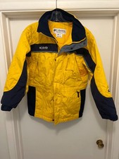 Columbia Tectonite Jacket Coat Yellow Youth Size 14/16 Outdoors Sports Wear