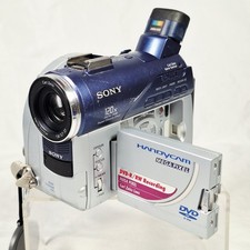 Sony DCR-DVD200E PAL Mini DVD Video Camera Camcorder 10x Optical Zoom Tested