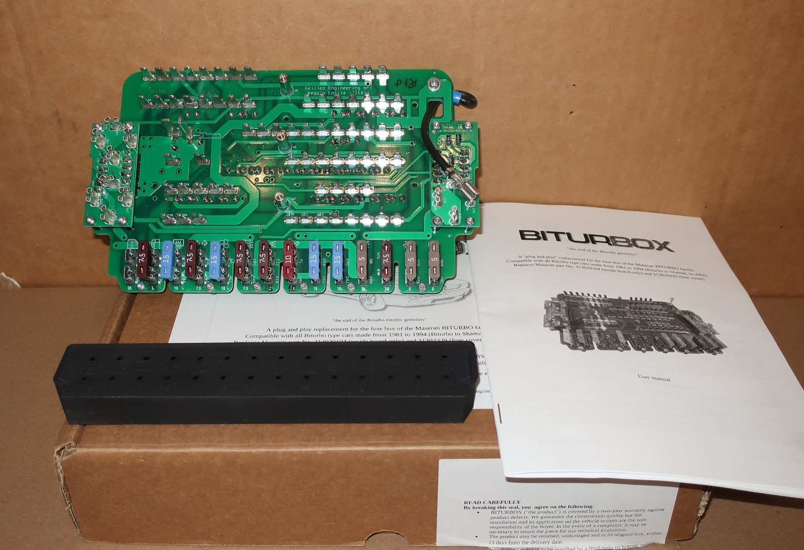 Maserati Biturbo Fuse box P/N 313020104G