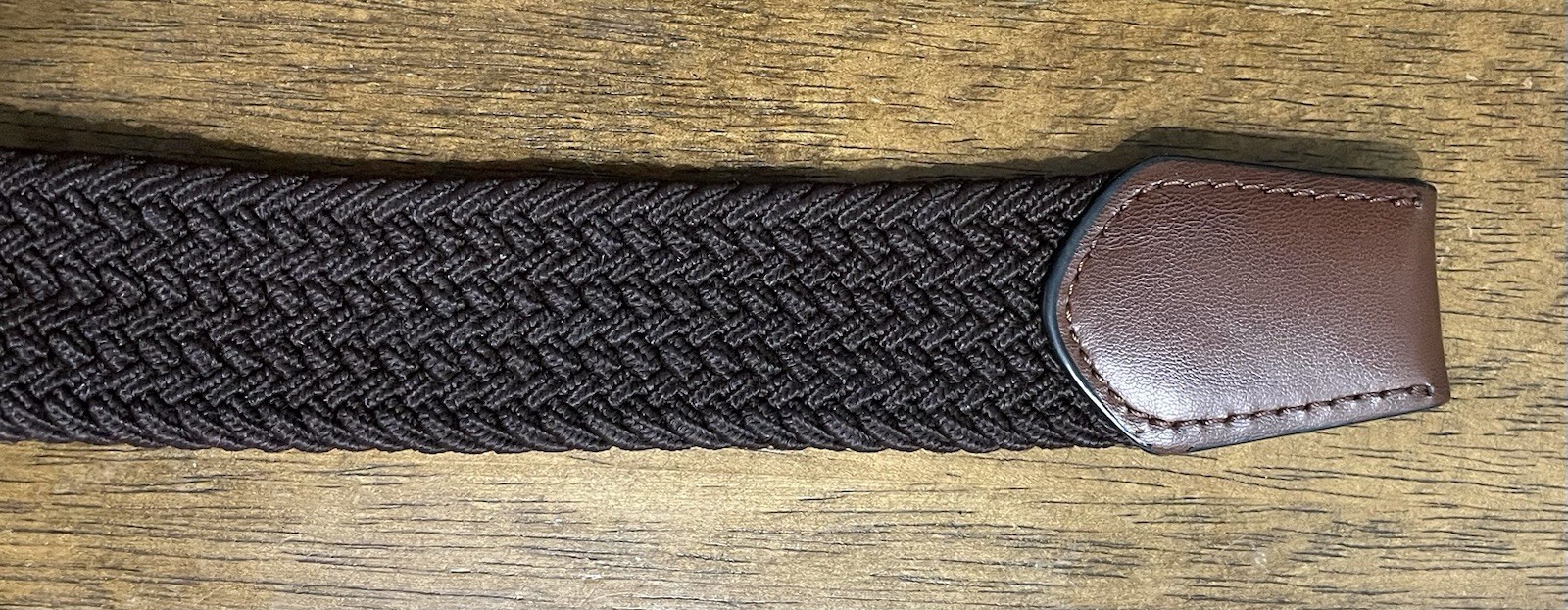 Amazon Essentials Brown Leather Ends Flex Cord Go… - image 7